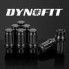 imageATV m12x15 Wheel Lug Nuts Black Dynofit 161 12mmx15 Spline Lug Nuts Aftermarket for Polaris Ranger XP 9001000 General 1000 RZR S 900 XP 1000 Pioneer 500 700 1000 19mm21mm Hex KeyM12x15