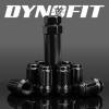 imageATV m12x15 Wheel Lug Nuts Black Dynofit 161 12mmx15 Spline Lug Nuts Aftermarket for Polaris Ranger XP 9001000 General 1000 RZR S 900 XP 1000 Pioneer 500 700 1000 19mm21mm Hex KeyM12x15
