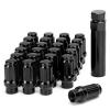 imageATV m12x15 Wheel Lug Nuts Black Dynofit 161 12mmx15 Spline Lug Nuts Aftermarket for Polaris Ranger XP 9001000 General 1000 RZR S 900 XP 1000 Pioneer 500 700 1000 19mm21mm Hex KeyM12x15