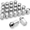 imageDynofit 12mmx15 Stock Lug Nuts For Escape 20012019Focus 20122018Fusion 20062019 OnePiece Style OEM Wheel Nuts Replace for Factory Nut Compatible with Ford Lincoln MKC MKZ Work on ALSteel RimSilver