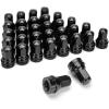 imageDynofit 12mmx15 Stock Lug Nuts For Escape 20012019Focus 20122018Fusion 20062019 OnePiece Style OEM Wheel Nuts Replace for Factory Nut Compatible with Ford Lincoln MKC MKZ Work on ALSteel RimBlack