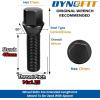 imageDynofit 14x125 Lug Bolts for F10 F30 F80 M3 M445mm Shank ET Bolts Compatible with BMW 320i 328i 528iRims with 15mm 20mm Thickness Wheel Spacers 20pcs 14mmx125 Aftermarket Lug Studs Cone Seat45mm shank  69mm overall