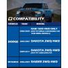 imageDynofit 2in Leveling Lift Kit for Dodge Ram 1500 4WD 20062025 Aluminum Strut Spacers Raise 2 Inches Front Suspension for Ram15003 inch front