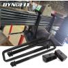 imageDynofit 2quot Lift Block Kit for 20002010 Chevy Silverado 1500 2500 3500 ampamp GMC Sierra 1500HD 2500HD 3500HD 2WD 4WD 2inch Rear Leveling Kit with Square UBolts for 8 Lug Truck Suspension