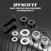 imageDynofit Differential Drop Kit for 20052022 Tacoma 4WD 20032019 4Runner 4WD CNC Machined T6 Aircraft Billet Aluminum Diff Drop with Skid Plate Drop Spacer Fit 20052015 Fj Cruiser 4WD BlackFit For Tacoma 4Runner