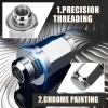 imageDynofit M12x15 Lug Nuts 187quot Length 1316quot Hex OEM Factory Mag Lug Nuts Closed End Lugnuts Set with Washer for Tacoma 4 Runner FJ Cruiser Tundra Sequoia Lexus GX460 and MoreSet of 24