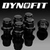 imageDynofit M12x15 Wheel Lug Nuts Compatible with Toyota Avalon Camry RAV4 Corolla Highlander Sienna 1316quot 21mm Hex 20PCS 12mmx15 Black Mag Seat OEM Lug Nutfor Most 5 Lug Factory WheelsBlack