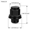 imageDynofit M12x15 Wheel Lug Nuts Compatible with Toyota Avalon Camry RAV4 Corolla Highlander Sienna 1316quot 21mm Hex 20PCS 12mmx15 Black Mag Seat OEM Lug Nutfor Most 5 Lug Factory WheelsBlack