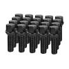 imageDynofit M14x15 Lug Bolts Fit OEM Rims Compatible with Audi A3 A4 A8 S1 S2 S3 S8 20PCS 28mm Shank 17mm Hex R12 Ball Seat Wheel Bolts fit Glof Tiguan GTI Jetta PassatReplacement OE No610319 43160114x15