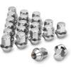 imagedynofit 24pcs 14x15 OEMStock Lug Nuts for 20152019 ExpeditionF150 M1415 OnePiece Design Factory Chrome Wheel Lugnuts for Lincoln 20152023 Navigator 21mm Hex AntiRusting UpdatedSilver