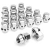 imagedynofit 24pcs 14x15 OEMStock Lug Nuts for 20152019 ExpeditionF150 M1415 OnePiece Design Factory Chrome Wheel Lugnuts for Lincoln 20152023 Navigator 21mm Hex AntiRusting UpdatedSilver