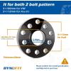 imagedynofit 5x100 5x112 Wheel Spacers for Audi A4 A6 A8 A3 S4 S6 S8 A6 Allroad TT 2PCS 20mm Hubcentric Forged Spacers with VW Jetta Golf Tiguan Beetle CC 571mm Hub Bore 5 Lug wo Lug Bolts