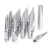 image1 2x20 Spike Lug Nuts for Cherokee Liberty XJ KJ KK Commander XK ZJ WJ WK Wrangler YJ TJ JK dynofit 20pcs 1 220 Solid Steel Chrome Spiked Lugnuts for Explorer Falcon Flex C10 MKT 5Lug Wheels