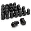imageDynofit M12x15 Lug Nuts Compatible with Honda Accord Ford Fusion Focus Escape 20062019 Closed End Wheel Nuts for 5 Lug Aftermarket Wheel 20pcs 138quot H 60 Degree Conical Seat ChromeBlack
