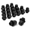 imageDynofit M12x15 Wheel Lug Nuts Compatible with Toyota Avalon Camry RAV4 Corolla Highlander Sienna 1316quot 21mm Hex 20PCS 12mmx15 Black Mag Seat OEM Lug Nutfor Most 5 Lug Factory WheelsBlack