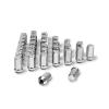 imageDynofit M14x15 Wheel Lug Nuts for Silverado Sierra 2500 3500 32pcs 14mm15 Closed End Chrome Nuts Compatible with Ford F250 F350 Aftermarket Wheel 18quot Height Slim Tuner NutsSilver