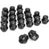 imagedynofit 24pcs 14x15 OEMStock Lug Nuts for 20152019 ExpeditionF150 M1415 OnePiece Design Factory Chrome Wheel Lugnuts for Lincoln 20152023 Navigator 21mm Hex AntiRusting UpdatedBlack