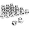 imagedynofit 24pcs 14x15 OEMStock Lug Nuts for 20152019 ExpeditionF150 M1415 OnePiece Design Factory Chrome Wheel Lugnuts for Lincoln 20152023 Navigator 21mm Hex AntiRusting UpdatedSilver