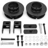 imagedynofit 2quot Leveling Lift Kit for 20142024 Ram 2500 4WD 20132024 Ram 3500 4x4 Pick Up Solid Heavy Duty Steel Struct Spacers with Shock Extension Brackets for Front Suspension2 Inch