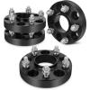 imagedynofit 5x1143 Wheel Spacers 1 Inch 4Pcs  Hubcentric 661mm Bore M12x125 Studs for Nissan 350Z370ZAltimaMaximaMurano ampamp Infiniti G35G37FX35Black