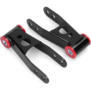 image2quot Rear Drop Shackles for 19992019 Silverado 1500 Dynofit 1quot2quot Lowering Shackle Kit Adjustable Compatible with Chevy Silverado 1500 GMC Sierra 1500 Replacement  410520 Set of 2 Pcs