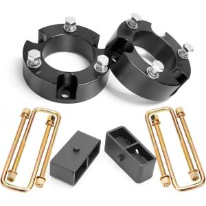 image3quot Front and 2quot Rear Leveling Lift Kit for Tacoma 20052023 Dynofit Front and Rear Lift Spacers Lift Block Suspension Lift Kits with Extended U Bolts for Toyota Tacoma 2WD 4WD6 Lugs