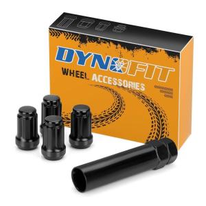 imageATV m12x15 Wheel Lug Nuts Black Dynofit 161 12mmx15 Spline Lug Nuts Aftermarket for Polaris Ranger XP 9001000 General 1000 RZR S 900 XP 1000 Pioneer 500 700 1000 19mm21mm Hex Key1220
