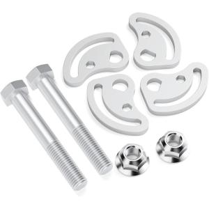 imageCamber Bolts Kit for Chevy Silverado GMC Sierra 1500 2500 Upper Control Arm Cam Bolts for Yukon Express 1500 2500 Hummer H2 H3 Alignment Camber Caster Adjusting Bolt 15 Degree 2PCS