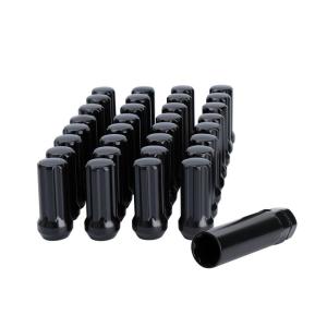 imageDYNOFIT 91618 Wheel Lug Nuts 916 32 Chrome Lugnuts with 60 Degree Conical Seat for Tuner Dodge Dakota 20052011 Dodge Ram 1500 20022010 Dodge Ram 2500 19942011 Dodge Ram 3500 19942011Black