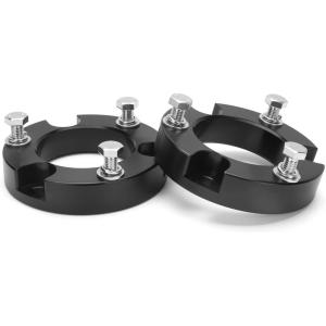 imageDynofit 2 Inch Leveling Lift Kit for Toyota Tacoma 20052023 4Runner 20032024 and FJ Curise 20072015 Raise Front Suspension 2in Set of 2Pcs Forged Aluminum Strut Spacers Level Kit2 inch