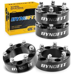 imageDynofit 6x55 Wheel Spacers 1 Inch for 2024 Tacoma 2022 Tundra 6x1397 Wheel Adapter with M14x15 Studs 952mm Bore HubCentric Forged Spacer for Toyota Sequoia Land Cruiser ampamp Lexus GX550 LX60019952023 Tacoma