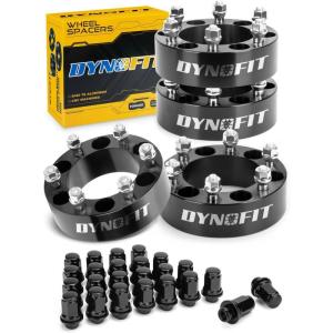 imagedynofit 2 Inch 6x55 Wheel Spacers  M12x15 OEM Lug Nuts Compatible with Toyota Tacoma 4Runner