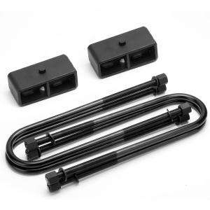 imagedynofit 2quot Rear Lift Kits Compatible with 20112024 Ford F250 F350 Super DutyHD 2inch Raise Blocks and Ubolts Set for Leaf Rear Block Suspension Leveling Lift Kits for F250 F350 2WD 4WD19992010 F250 F350