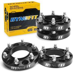 imagedynofit 6x55 Wheel Spacers 2 Inch Compatible with Toyota Tacoma 4Runner FJ Cruiser  M12x15 Extended Lug Nuts 108mm Hub Bore 6x1397 Forged Spacers for Tundra GX460 GX470 Sequoia Fortuner2024 Tacoma