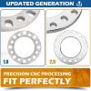 imagedynofit 12mm Wheel spacers 8x1651 8x65 8x180 8x170 for ford f250 f350 E3508 Lug Wheel spacers 12 inch for Ram 2500 Ram 3500 Express 3500 K3500 Silverado 2500 Suburban 2500 Sierra 2500HD 3500HD8x1651 8x170 8x180 Version 20 4Pack
