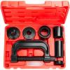 imageDynofit Ball Joint Press Kit Heavy Duty U Joint Removal ampamp Install Tool for Most 2WD 4WD Cars Trucks and PickupUniversal Installation Kit for Prepressed Upper or Lower Control Arms