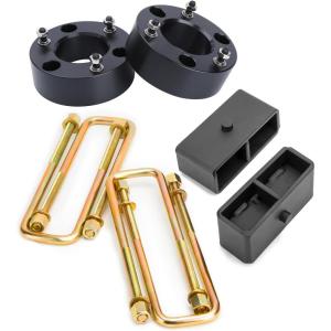 imageDynofit 3 Inch Front Leveling Kit and 2 Inch Rear Lift Block Kit for 20072024 Silverado 1500 Sierra 1500 2WD 4WD