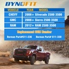 image:imageDynofit 14x15 OEM Lug Nuts Compatible with Chevy Silverado 2500 3500 GMC Sierra RAM 2500 3500 22mm Hex 175 H10pcs Chrome Factory Wheel Nuts