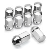 image:imageDynofit 14x15 OEM Lug Nuts Compatible with Chevy Silverado 2500 3500 GMC Sierra RAM 2500 3500 22mm Hex 175 H10pcs Chrome Factory Wheel Nuts
