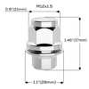 image:imageDynofit 5pcs 12x15 OEM Lug Nuts Compatible with Toyota Tacoma 4Runner FJ Cruiser Tundra21mm Hex Mag Seat Wheel Nuts
