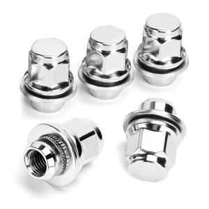 image:imageDynofit 5pcs 12x15 OEM Lug Nuts Compatible with Toyota Tacoma 4Runner FJ Cruiser Tundra21mm Hex Mag Seat Wheel Nuts