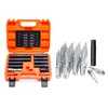 image:imageDynofit 24Pcs M14x15 Wheel Spike Lug Nuts Chrome with 10Pcs Spline Lug Nuts Socket Set