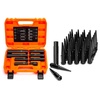 image:imageDynofit M14x15 Black Spike Lug Nuts 32Pcs with 8Pcs Lug Nuts Key Kit