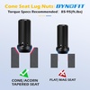 image:imageDYNOFIT 14mmx15 Wheel Lug Nuts 32x Black M14x15 Lug NutConicalCone Bulge Seat Closed End Long Extended XL Spline with 1 Socket Key Fits 8 Lug Aftermarket Wheels Pack of 2Black