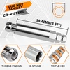image:imageDYNOFIT 12mmx15 Wheel Spike Lug Nuts 4 x M12x15 Lug Nut 335 inch Tall Closed End Nuts Compatible with Acura Honda Chevy Hyundai Toyota Lexus MitsubishiChrome Pack of 2Silver