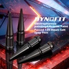 image:imageDYNOFIT 12mmx15 Wheel Spike Lug Nuts 4 x M12x15 Lug Nut 335 inch Tall Closed End Nuts Compatible with Acura Honda Chevy Hyundai Toyota Lexus MitsubishiChrome Pack of 2Black