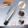 image:imageDYNOFIT 12mmx15 Wheel Spike Lug Nuts 4 x M12x15 Lug Nut 335 inch Tall Closed End Nuts Compatible with Acura Honda Chevy Hyundai Toyota Lexus MitsubishiChrome Pack of 2Black