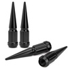image:imageDYNOFIT 12mmx15 Wheel Spike Lug Nuts 4 x M12x15 Lug Nut 335 inch Tall Closed End Nuts Compatible with Acura Honda Chevy Hyundai Toyota Lexus MitsubishiChrome Pack of 2Black