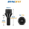 image:imageDynofit 5PCS M12x15 OE Lug Bolts Compatible with BMW12mmx15 Wheel Bolts 28mm Shank for E46 E90 E39 E60 E53 325iReplace OE610574 36136781150 36131095390